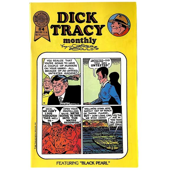 Dick Tracy Monthly #4, 1940 Reprints, Aug 1986, Blackthorne Comics, NM 9.4 - Picture 2 of 5